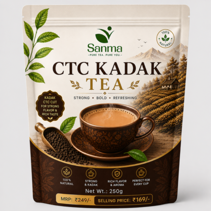 Sanma CTC Kadak Tea – Extra Strong CTC Blend (250g)