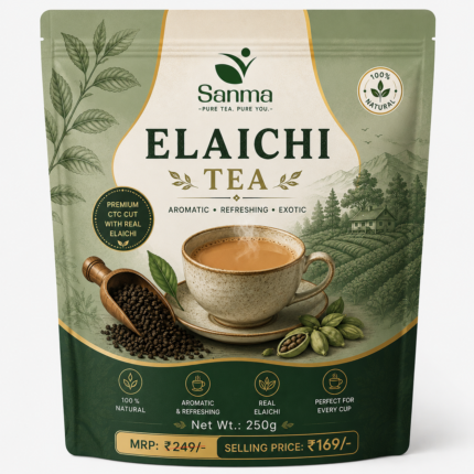 Sanma Elaichi Tea – Premium Elaichi Flavoured CTC Tea (250g)